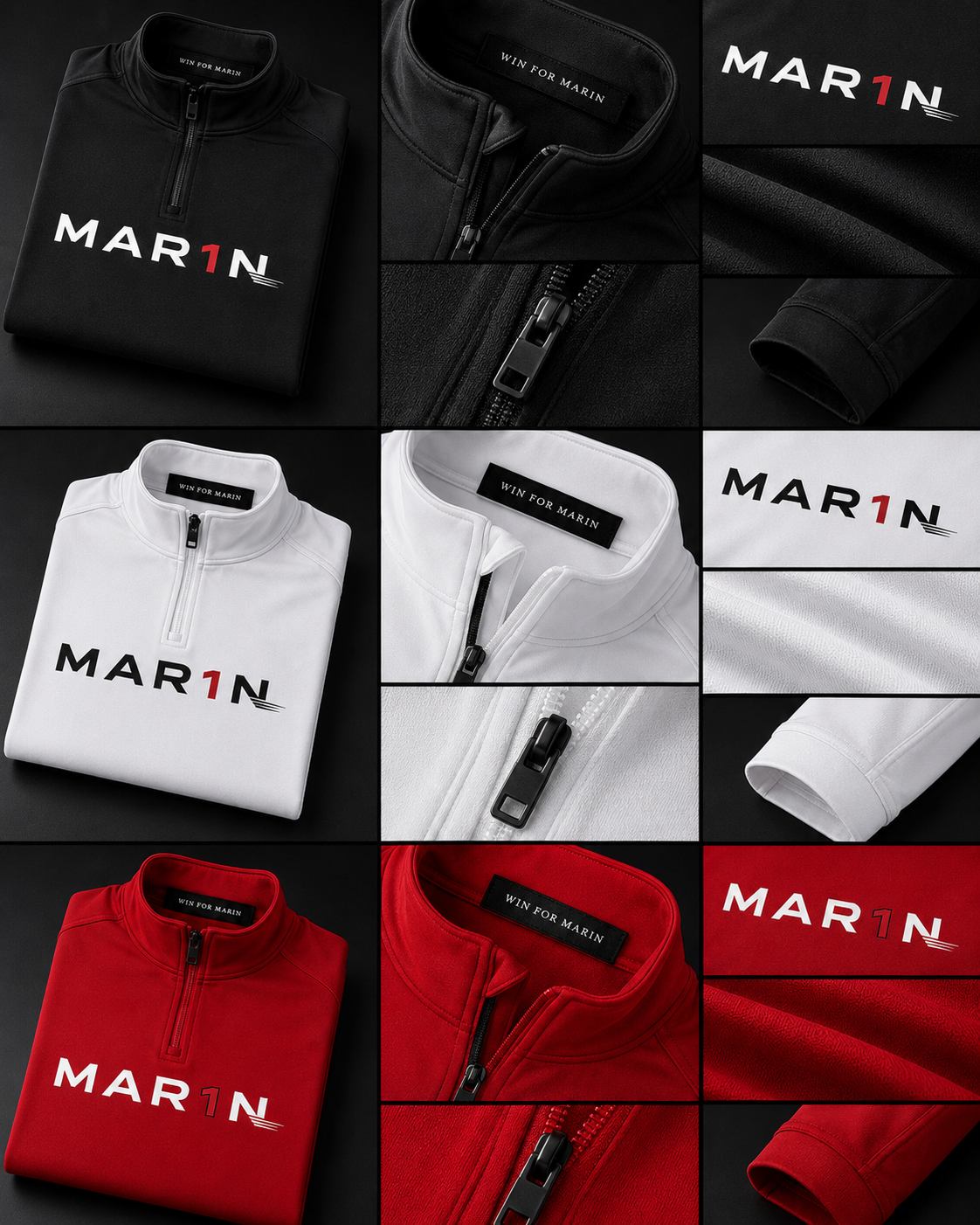 MAR1N Athletic Tops